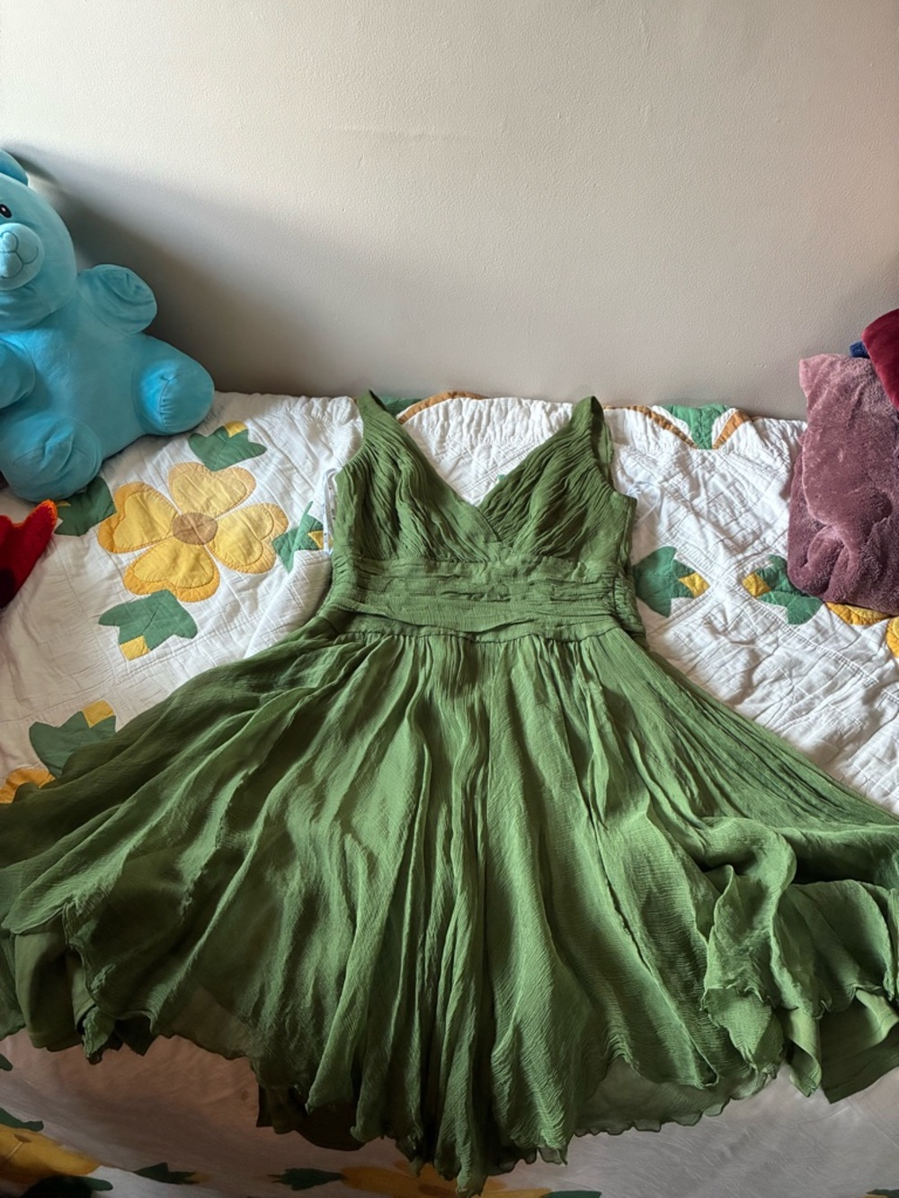 TADASHI VINTAGE Y2K silk dress